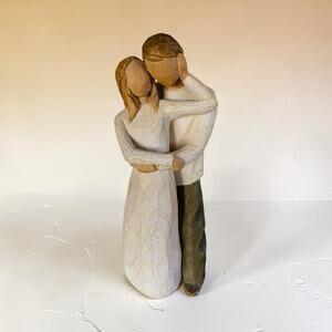 VINTAGE Willow Tree by Susan Lordi TOGETHER Love Couple Figurine Demdaco Statue